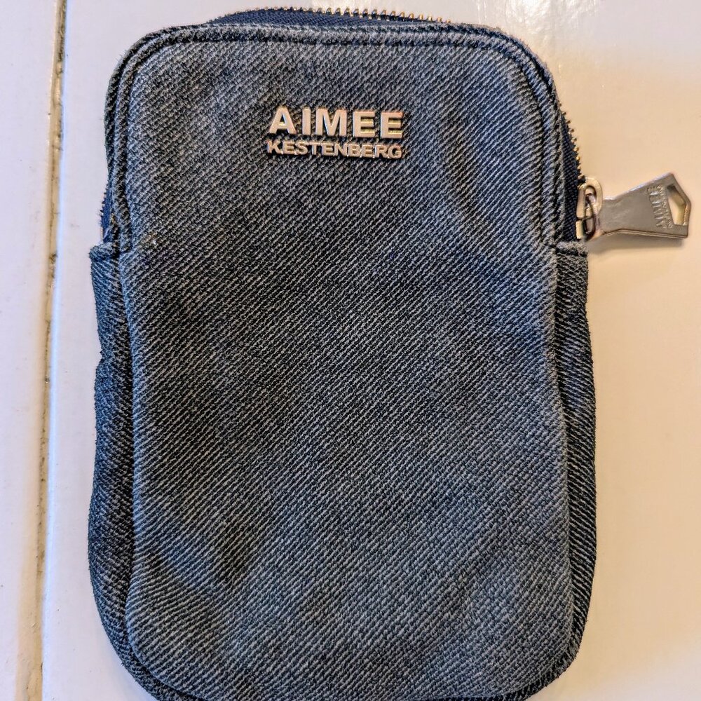 Aimee Kestenberg Denim Mini Wallet | Y2K 90s Style | No Crossbody Straps